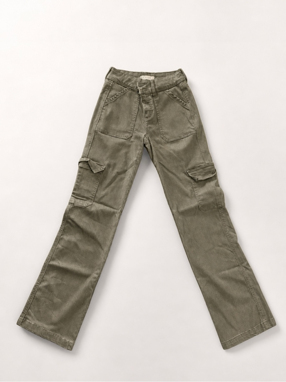Olive Green Utility Cargo Pants